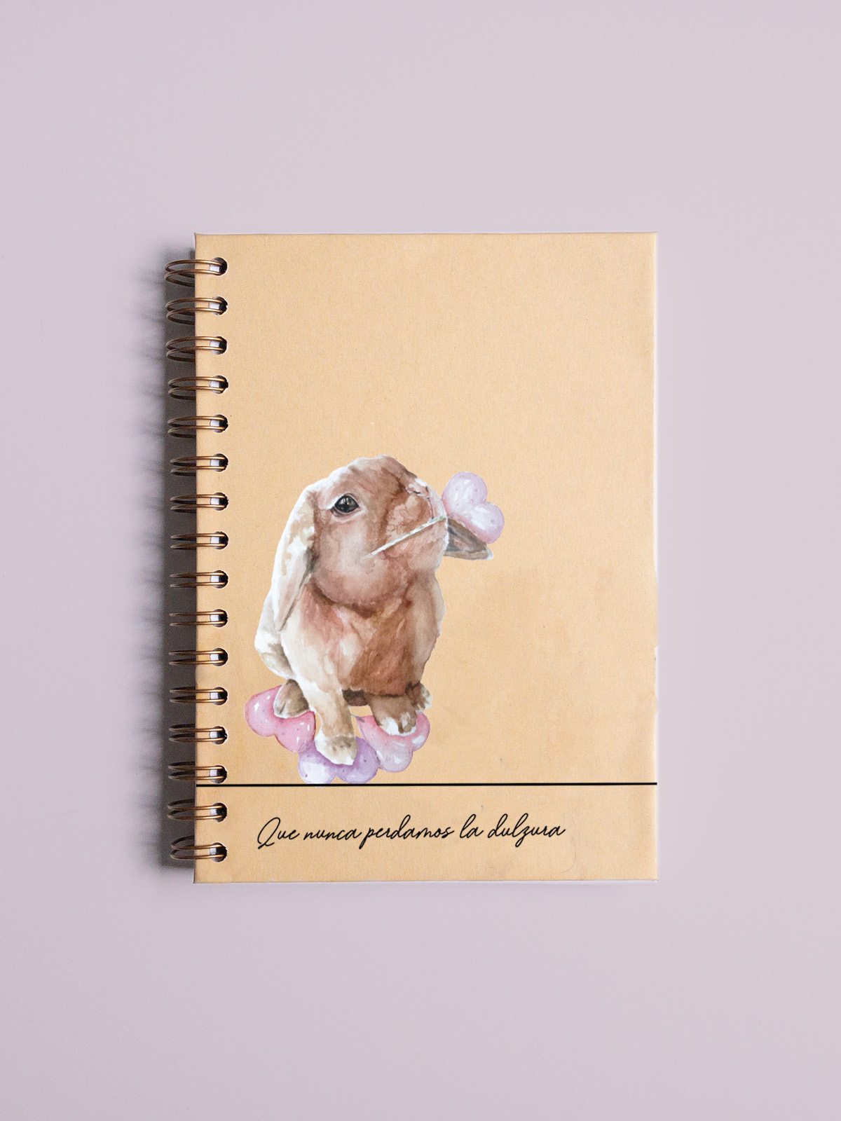 LIBRETA A5 BLANCA PORTADA RABBIT