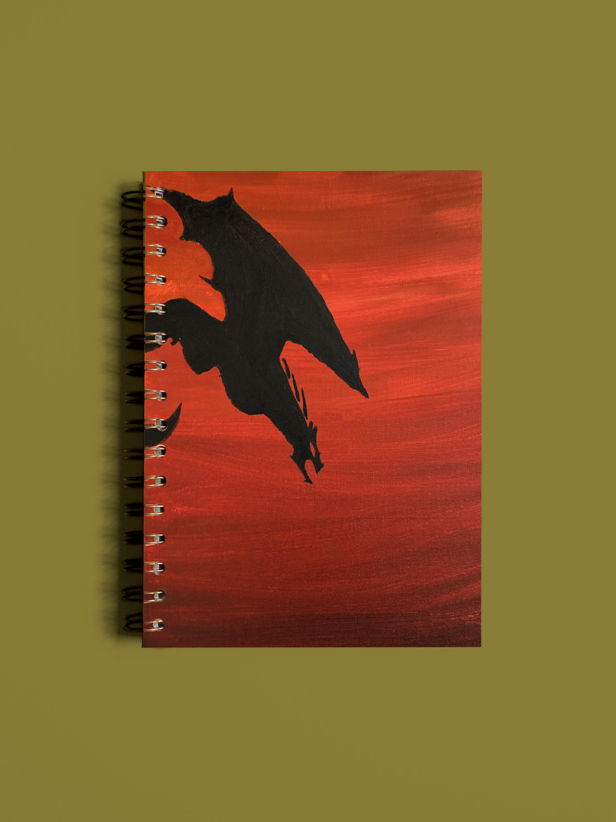 LIBRETA A5 KRAFT PORTADA BACK DRAGON