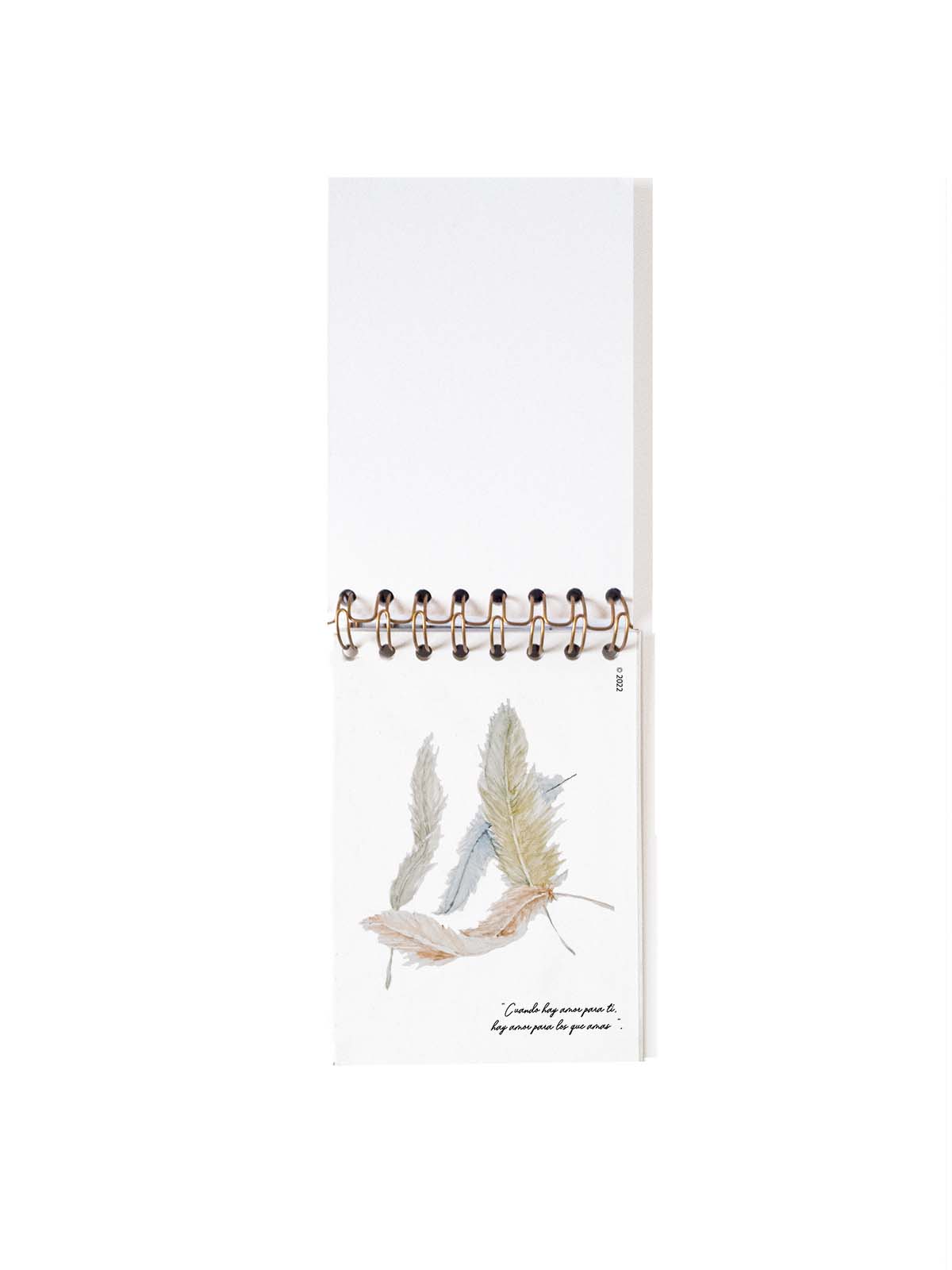 CUADERNO DE NOTAS A6 CONTRAPORTADA INTERIOR ANGEL