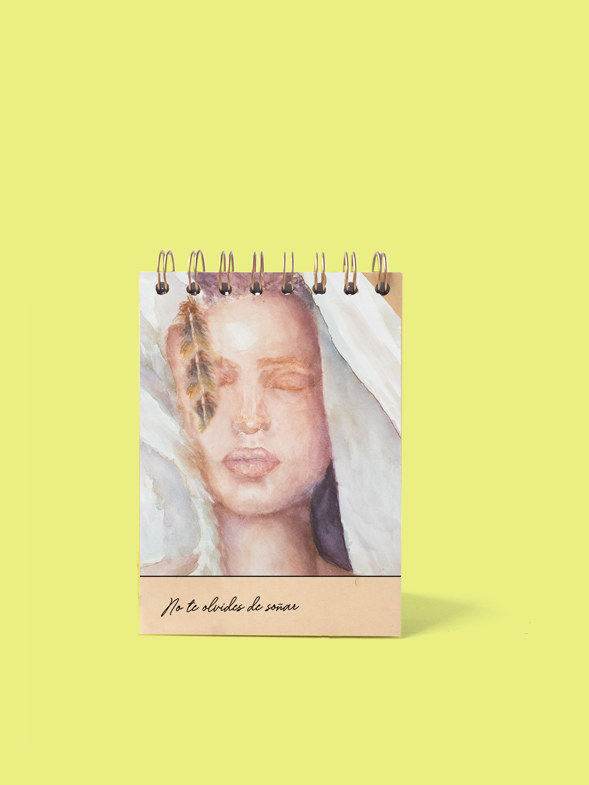 CUADERNO DE NOTAS A6 KRAFT PORTADA ÁNGEL