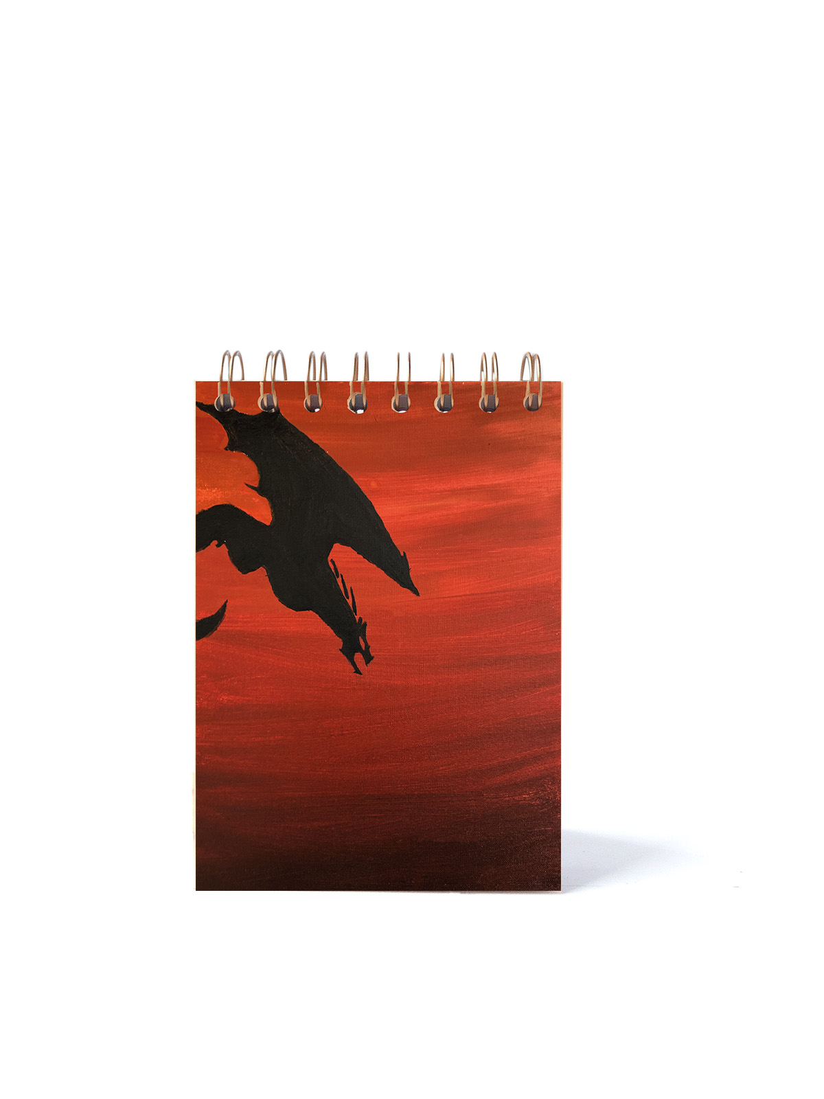 CUADERNO DE NOTAS A6 KRAFT PORTADA BLACK DRAGON