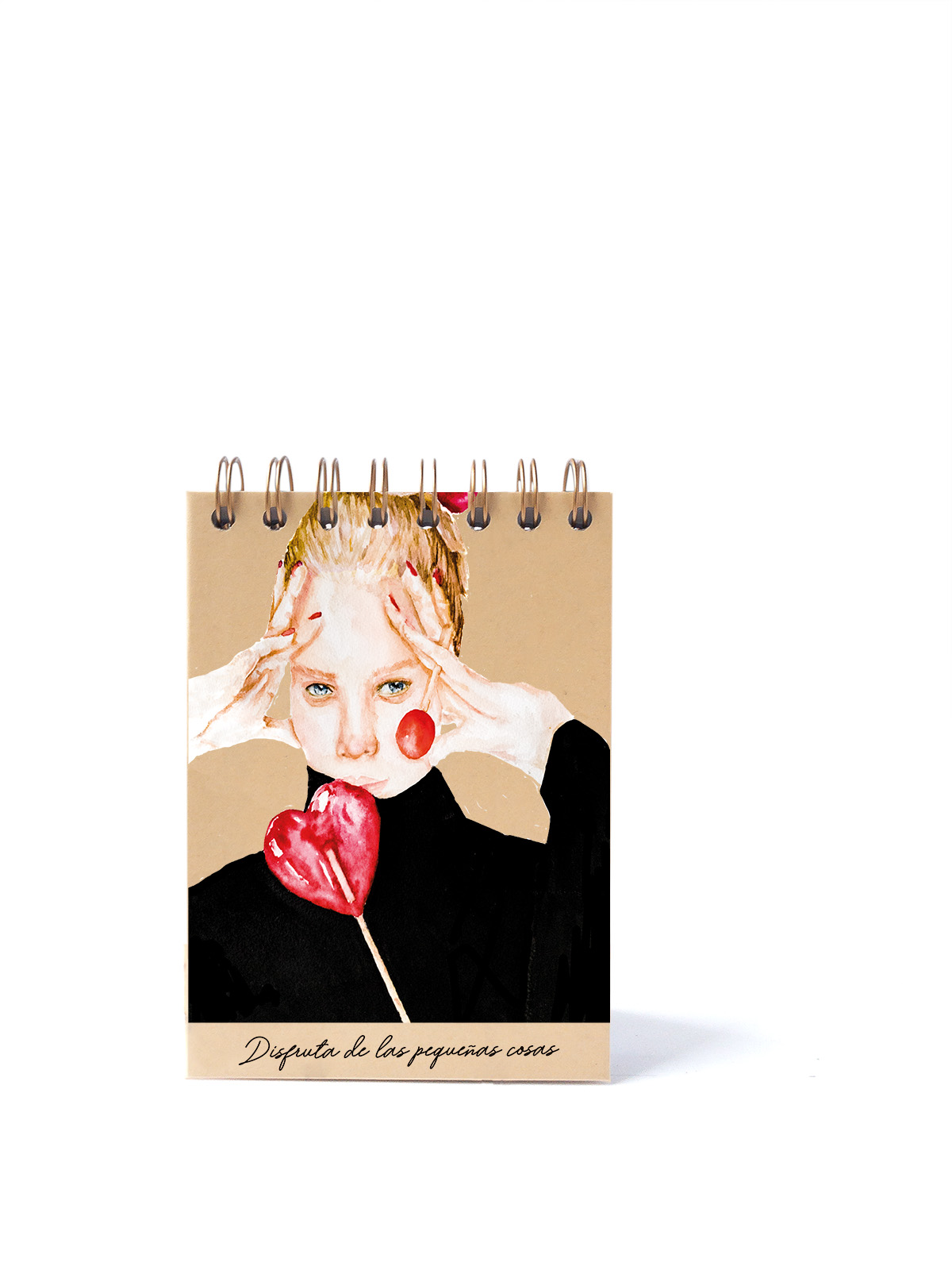 CUADERNO DE NOTAS A6 KRAFT PORTADA LOLLIPOP