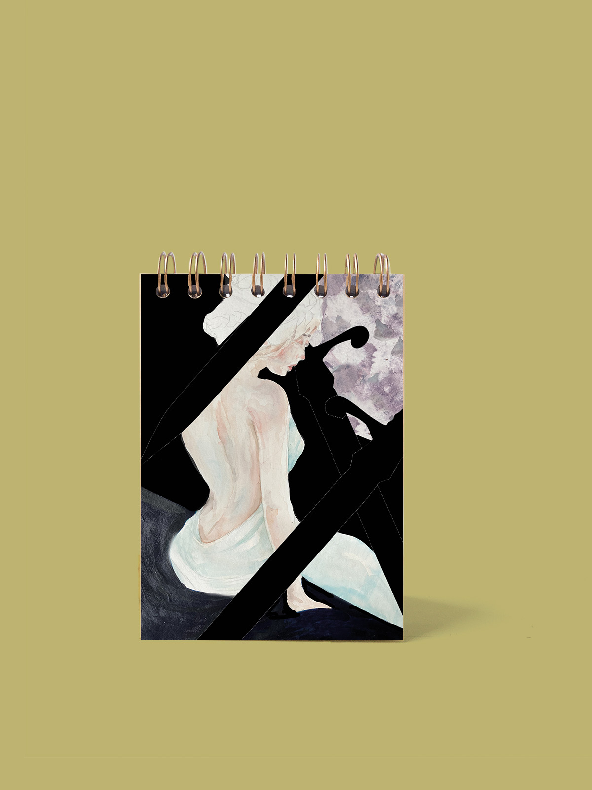 CUADERNO DE NOTAS A6 KRAFT PORTADA PRINCESA DE LAS ESPADAS