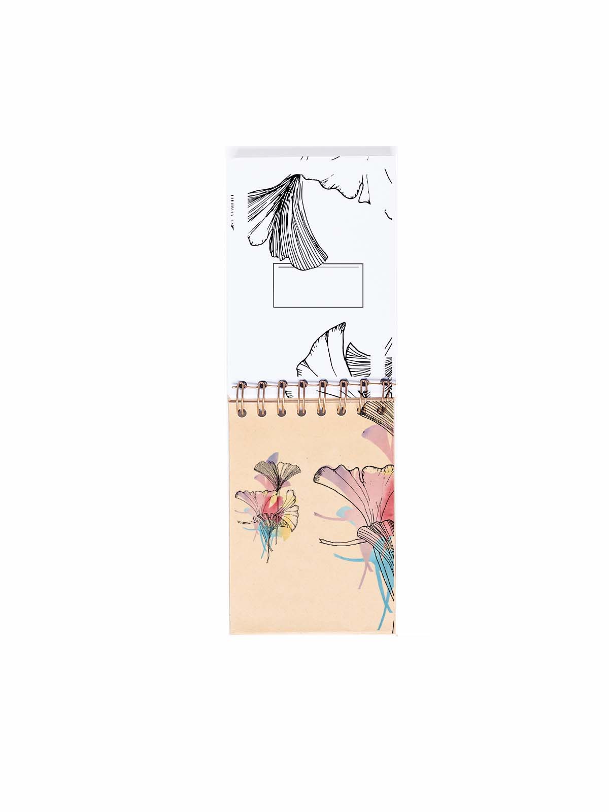 CUADERNO DE NOTAS A6 KRAFT PORTADAS INTERIORES PIE