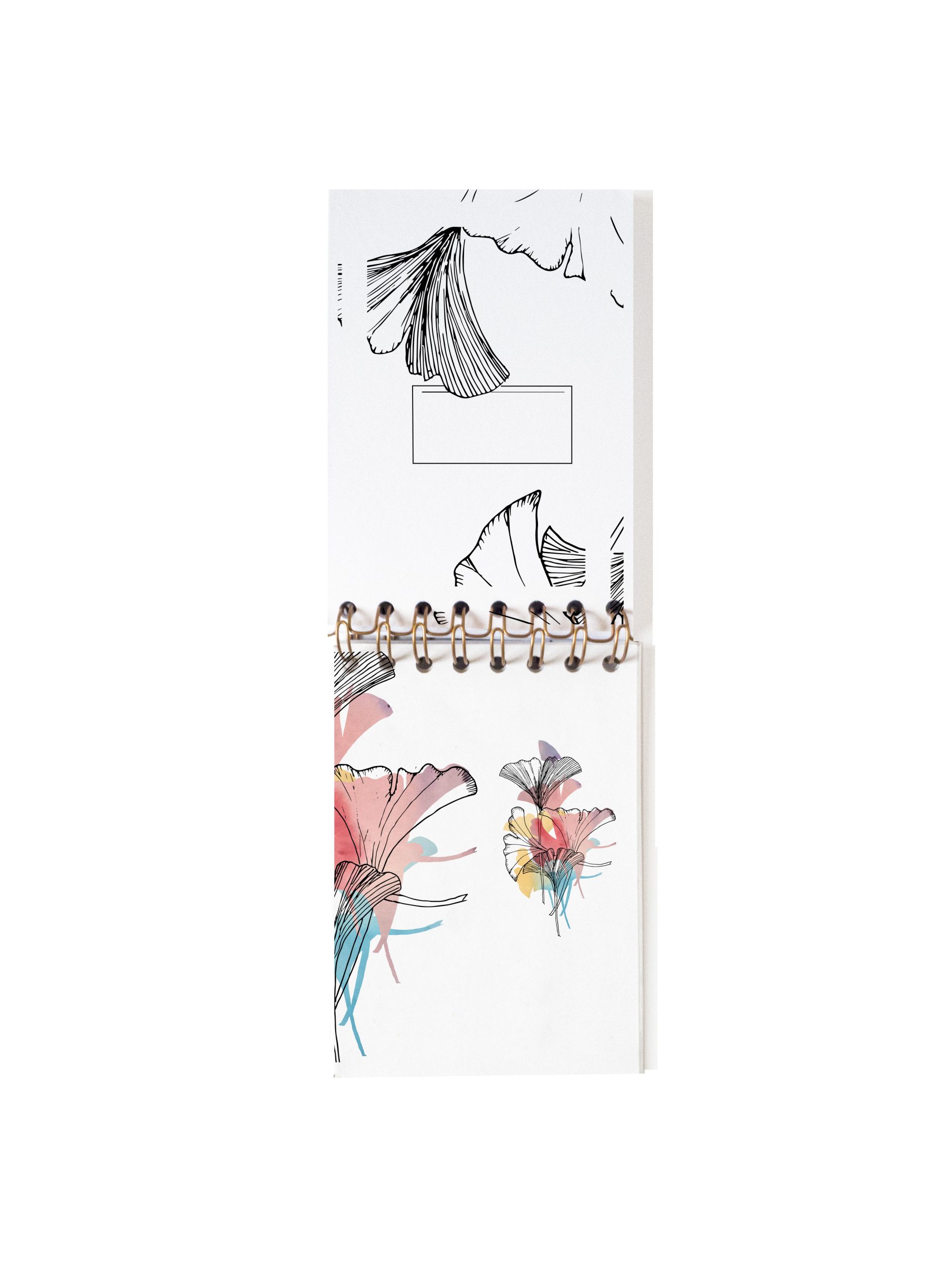 Cuaderno de notas A6 BLANCA PORTADA INTERIOR PIE