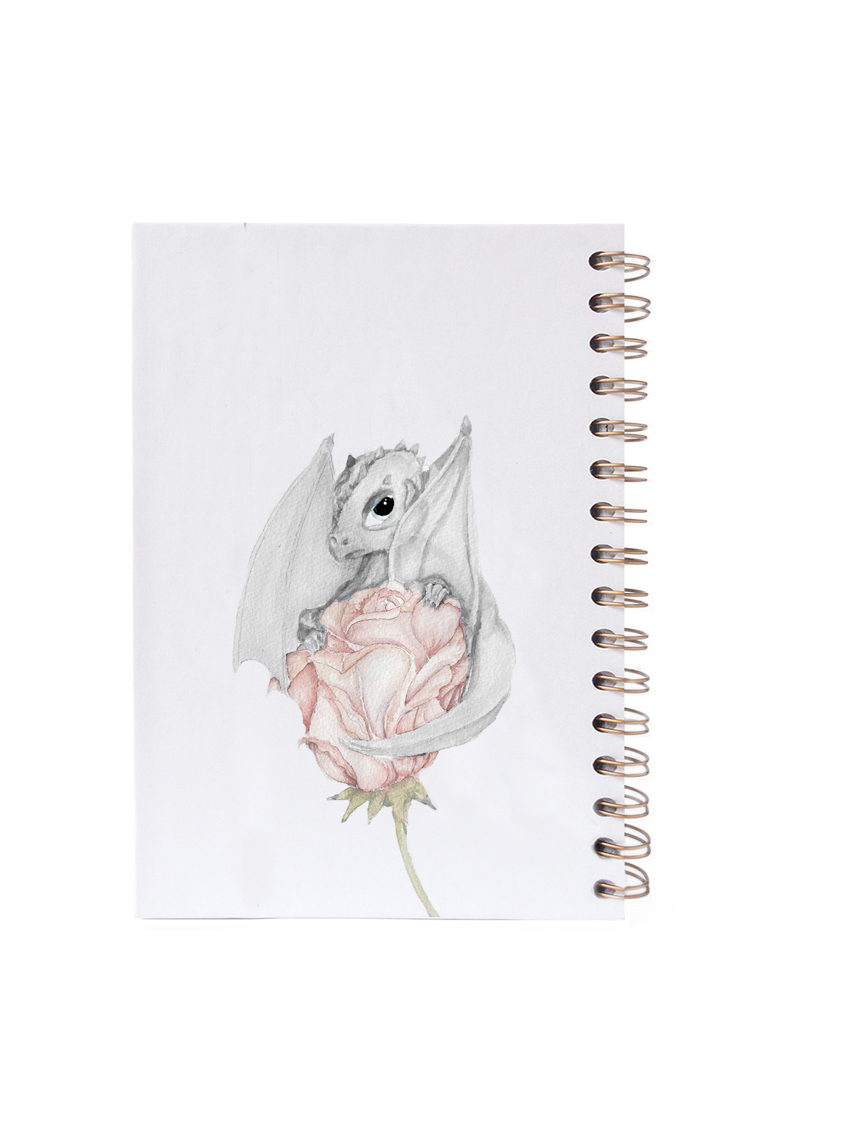 LIBRETA A5 BLANCA CONTRAPORTADA BABY DRAGON