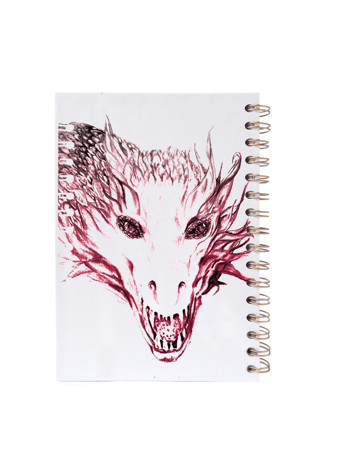 LIBRETA A5 BLANCA CONTRAPORTADA DRAGON LINEAL