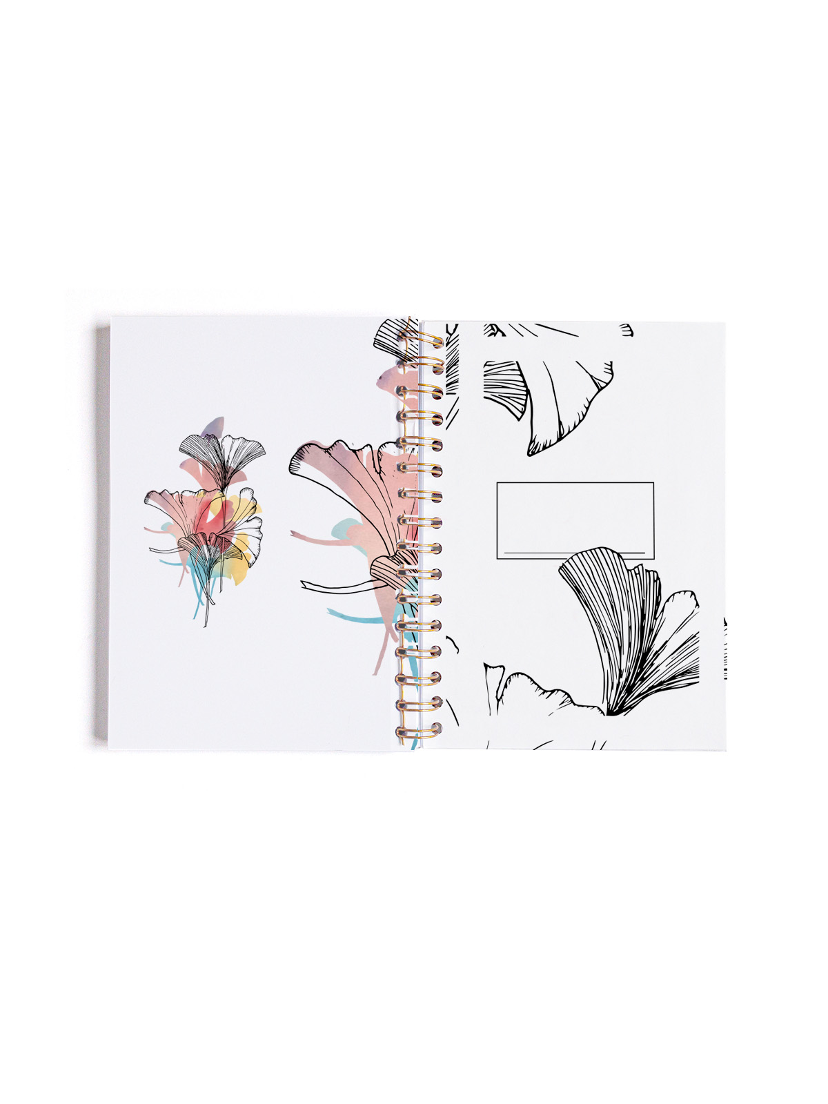 LIBRETA A5 BLANCA PORTADA INTERIOR PIE
