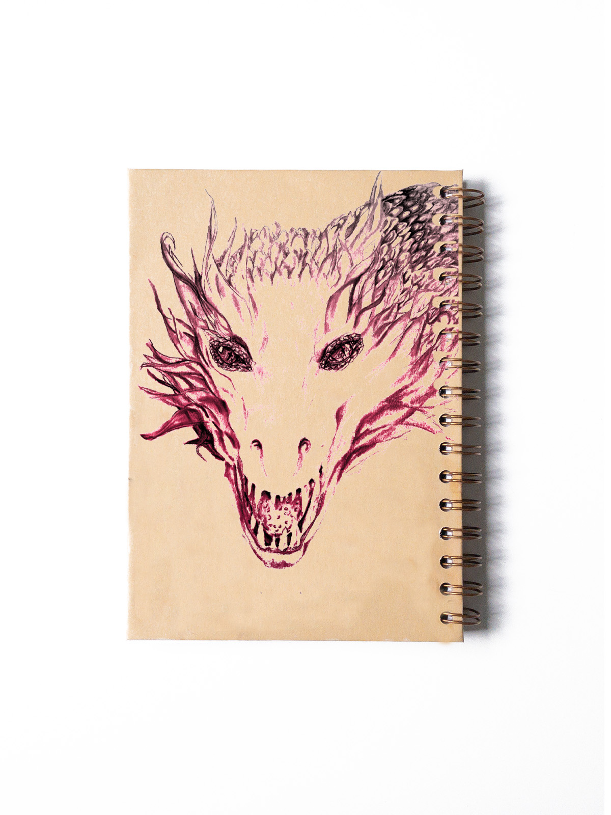 LIBRETA A5 CONTRAPORTADA DRAGON LINEAL