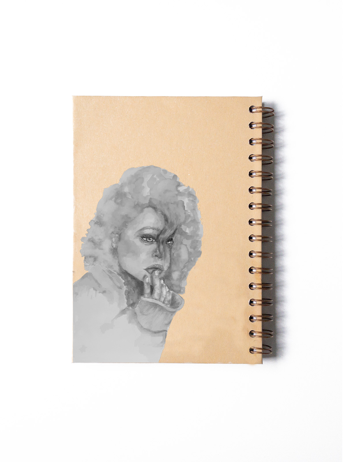 LIBRETA A5 CONTRAPORTADA RUBIA