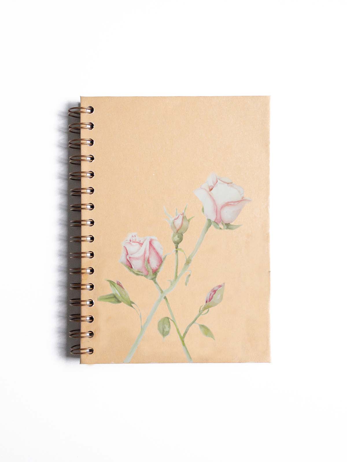 LIBRETA A5 KRAFT PORTADA DELANTERA ROSA ROSA