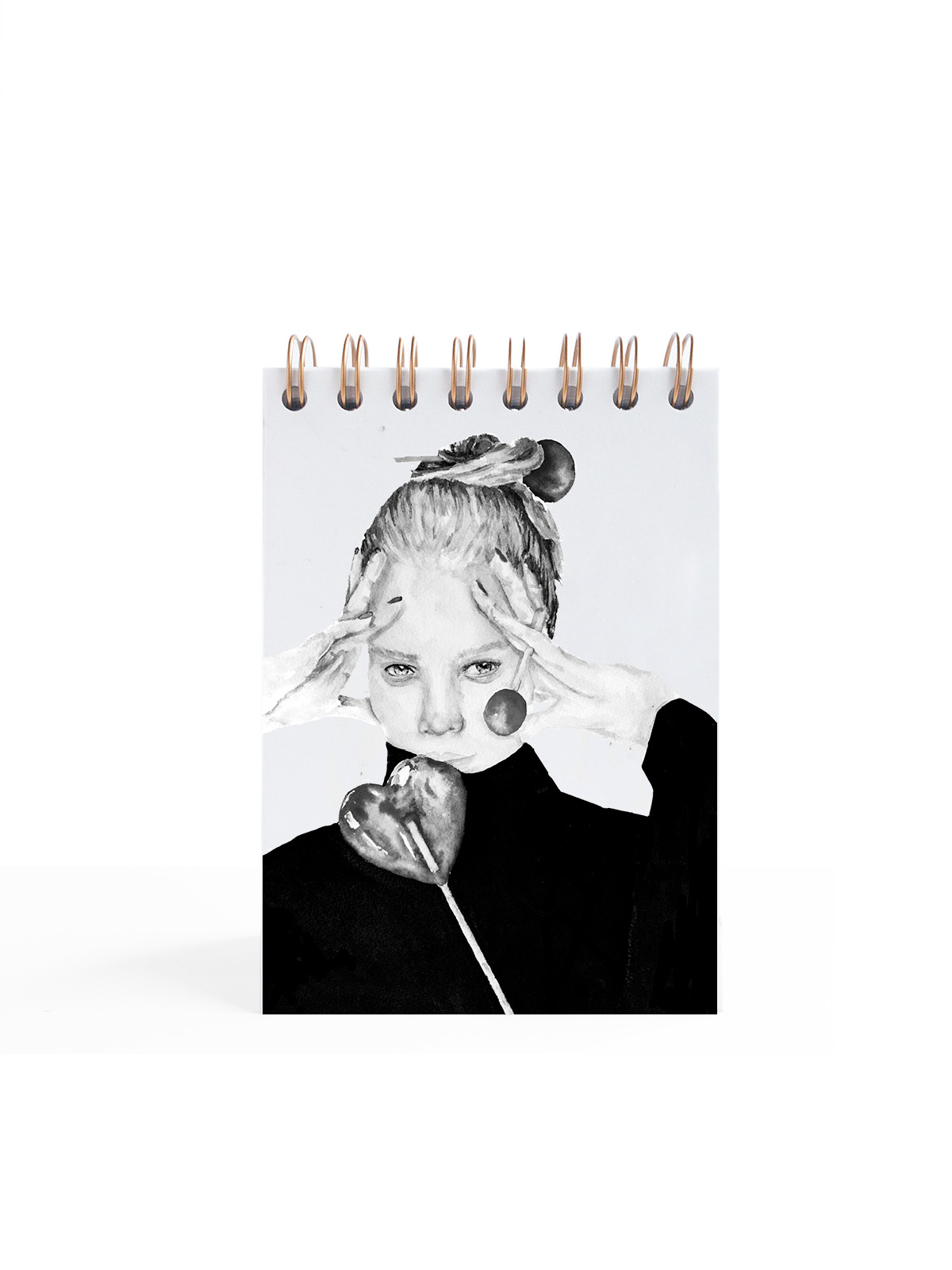 LIBRETA A6 BLANCA CONTRAPORTADA LOLLIPOP