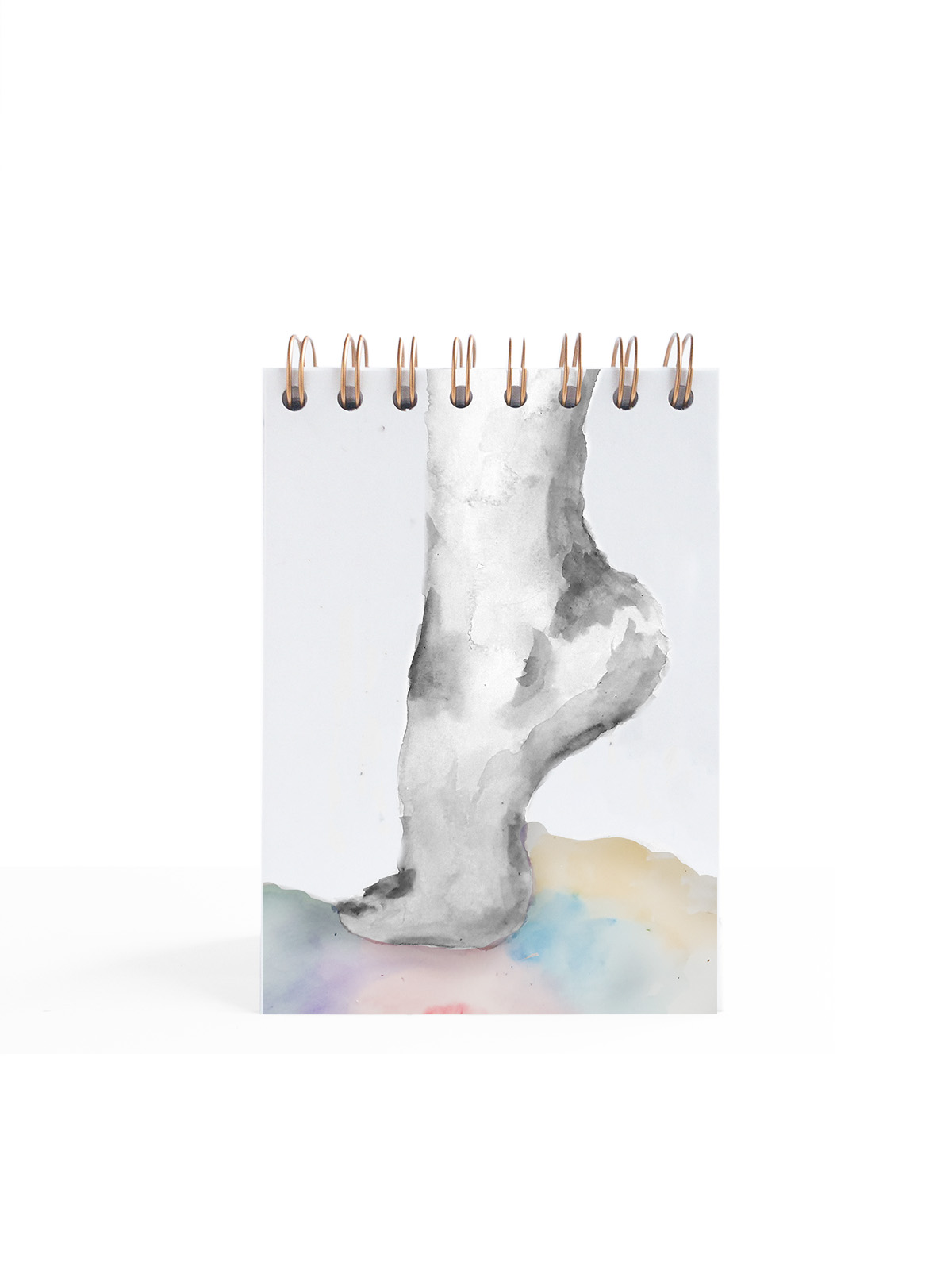 LIBRETA A6 BLANCA CONTRAPORTADA PIE