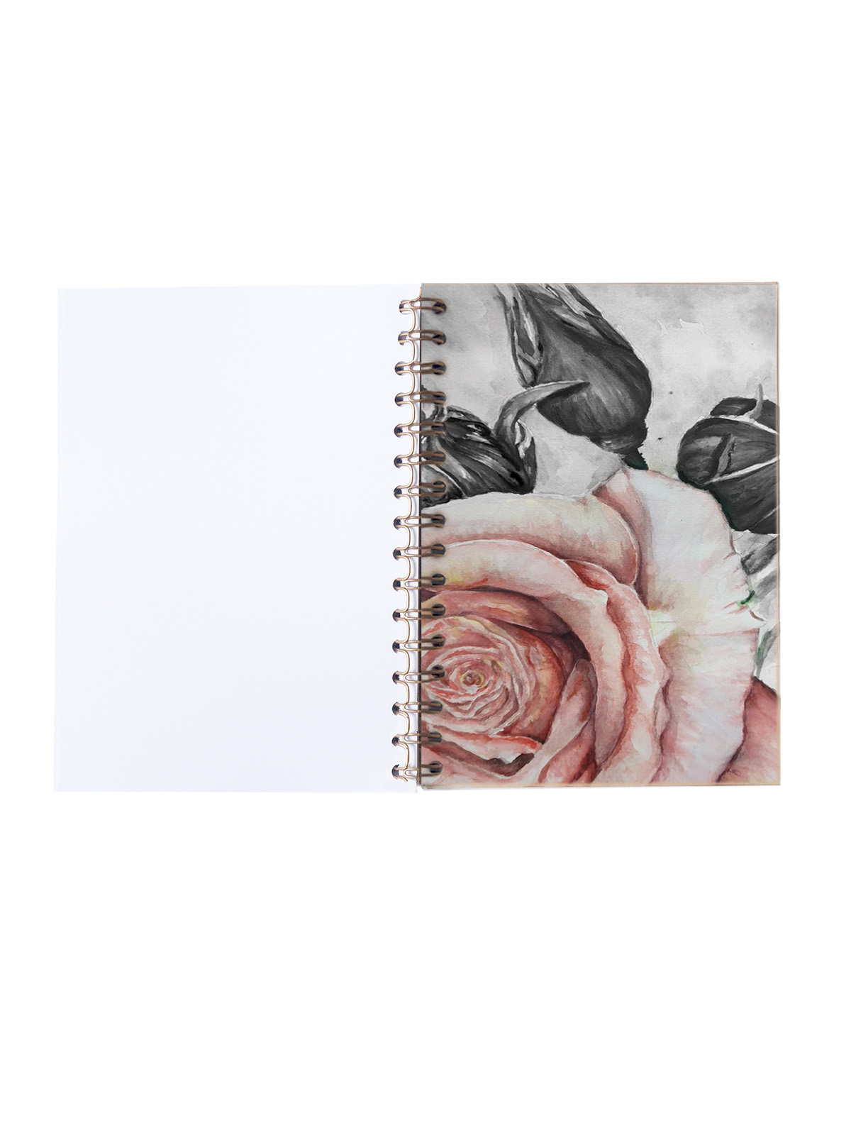 LIBRETA A5 KRAFT CONTRAPORTADA roserose