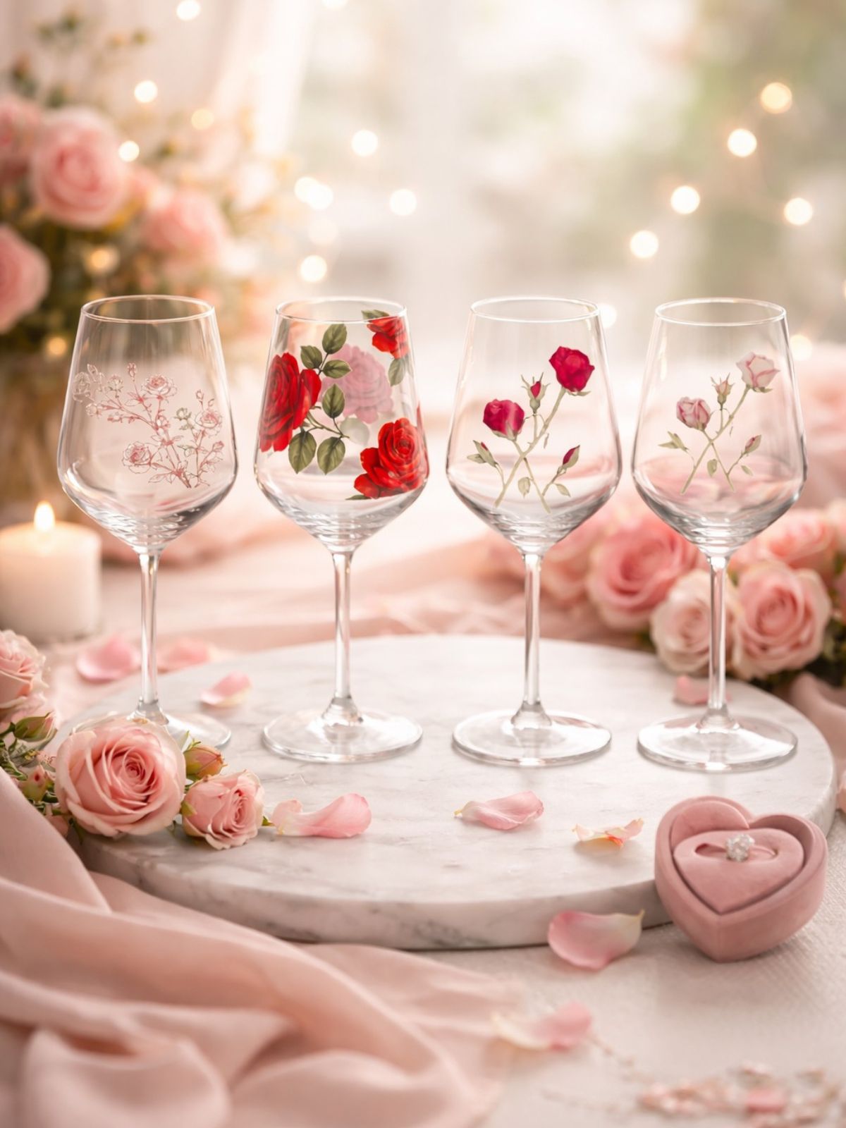 lallavedepapel_coleccion_copas_de_vino_rosa